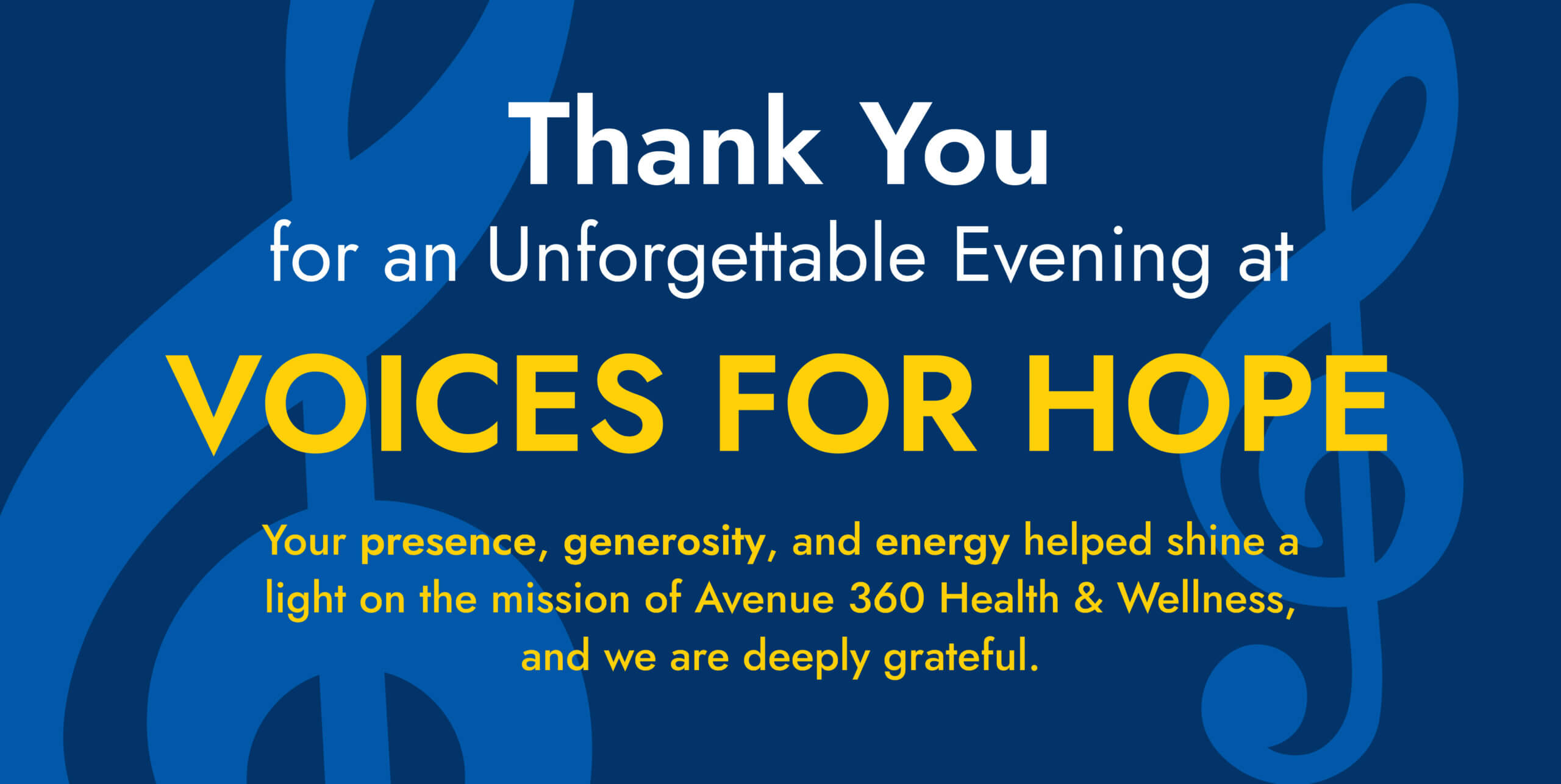 Voices For Hope Post Event Header